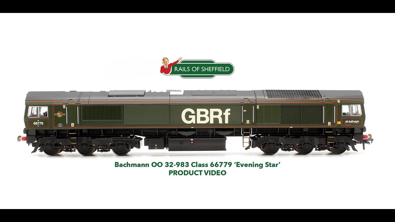 Bachmann Class 66779 Evening Star GBRF Diesel Locomotive (32-983)