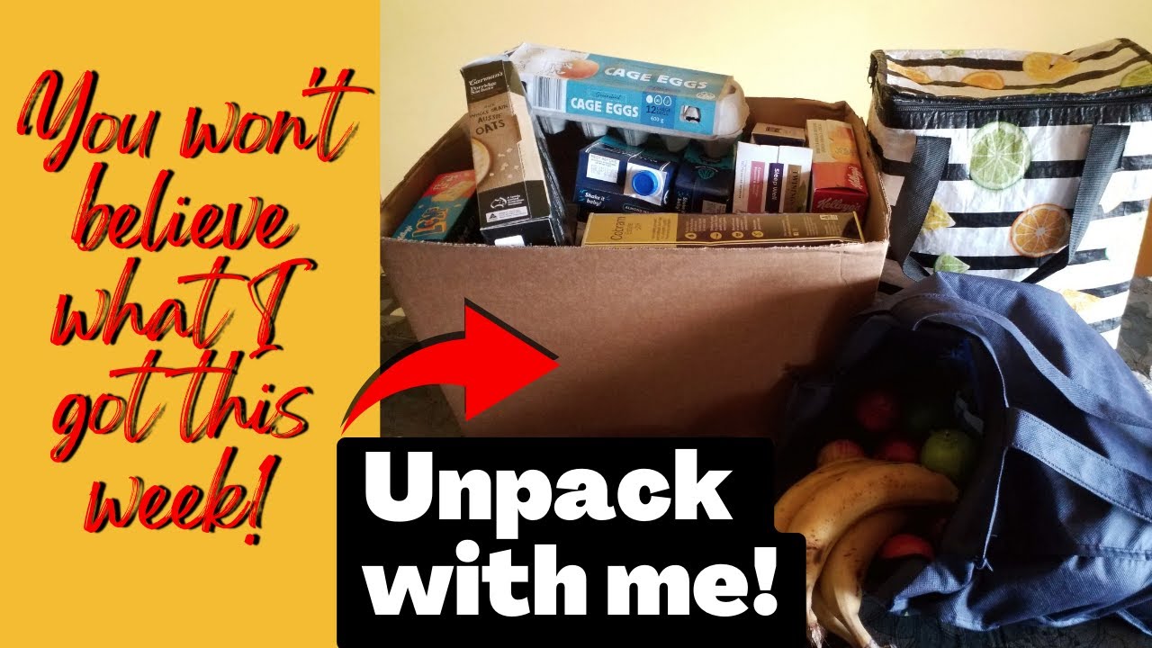 My Food Bank Loaded Me Up! $10 Aussie Food Pantry Haul + $5 Cold Bag: Frugal in Australia April 2023