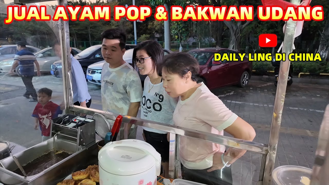 JUAL PAKETAN AYAM POP , BAKWAN UDANG , KERUPUK UDANG & TEH MANIS , GAK NYANGKA ORANG CHINA SUKA JUGA