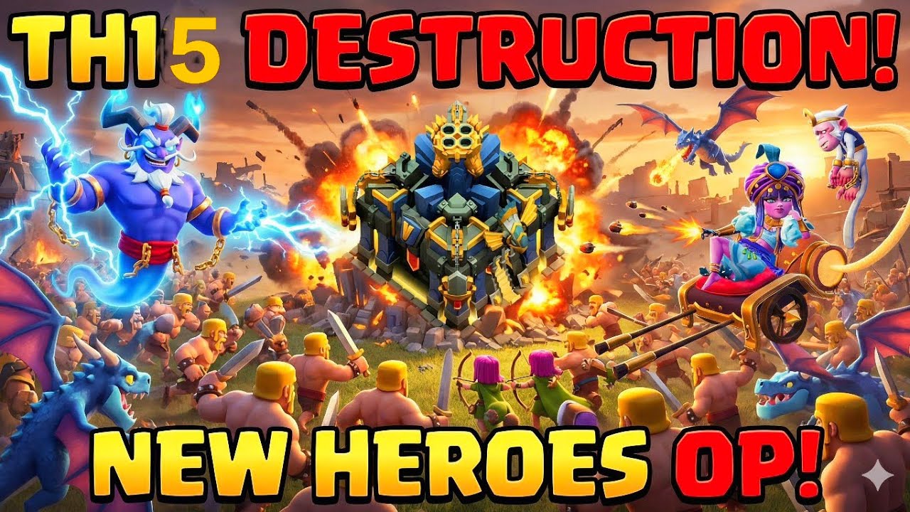 564+ Trophies in Legend League 2026 | TH15 vs TH17: The Impossible 3-Star! 😱 @ClashOfClans 