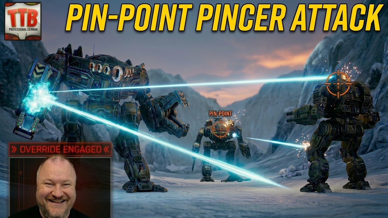 Precyzyjny atak kleszczowy z centrum miasta! - Krab kr&oacute;lewski - Mechwarrior Online