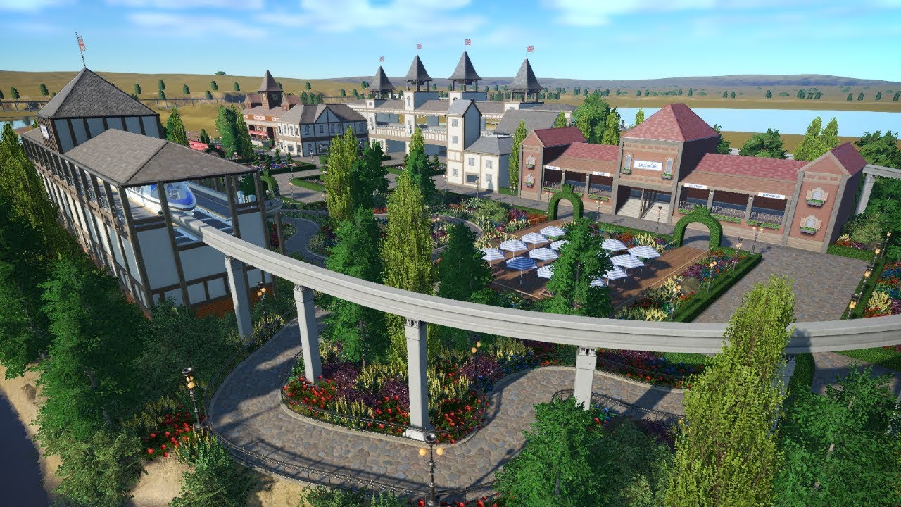 Давайте поиграем в Planet Coaster - Globe Explorer, эпизод 2 - Entrance Plaza