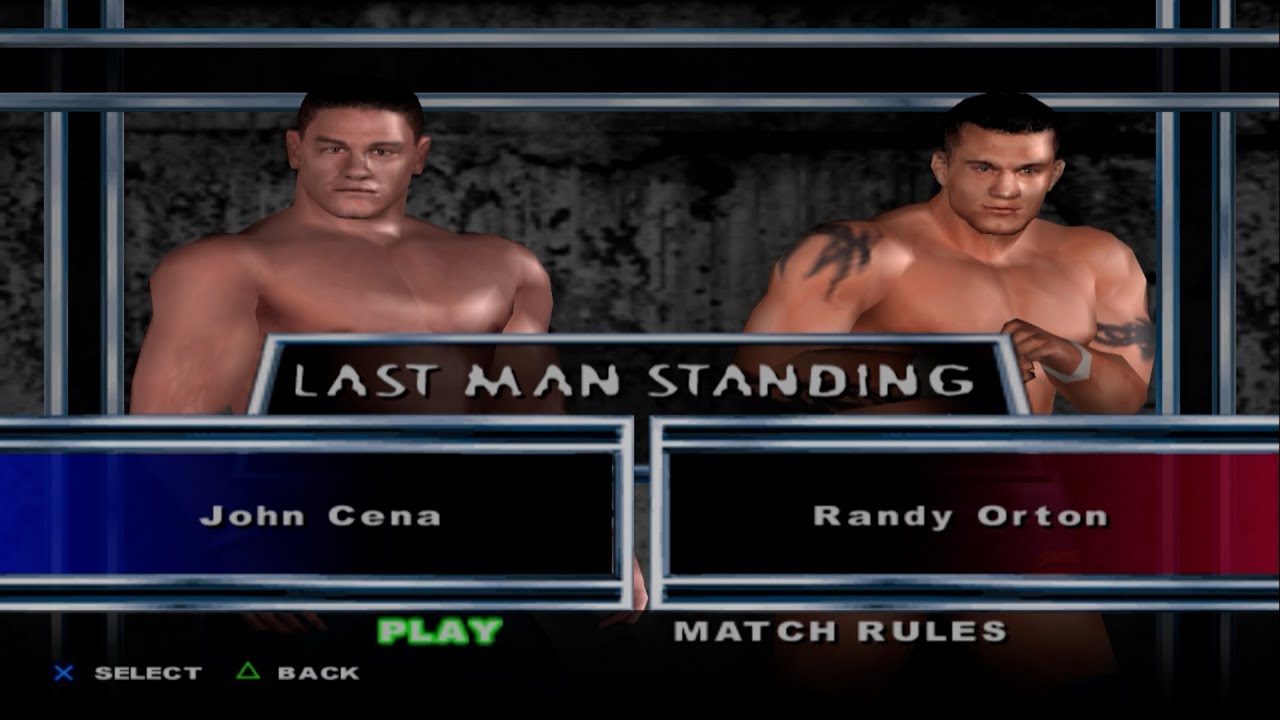 WWE SmackDown! Here Comes the Pain - John Cena VS Randy Orton (LAST MAN STANDING)