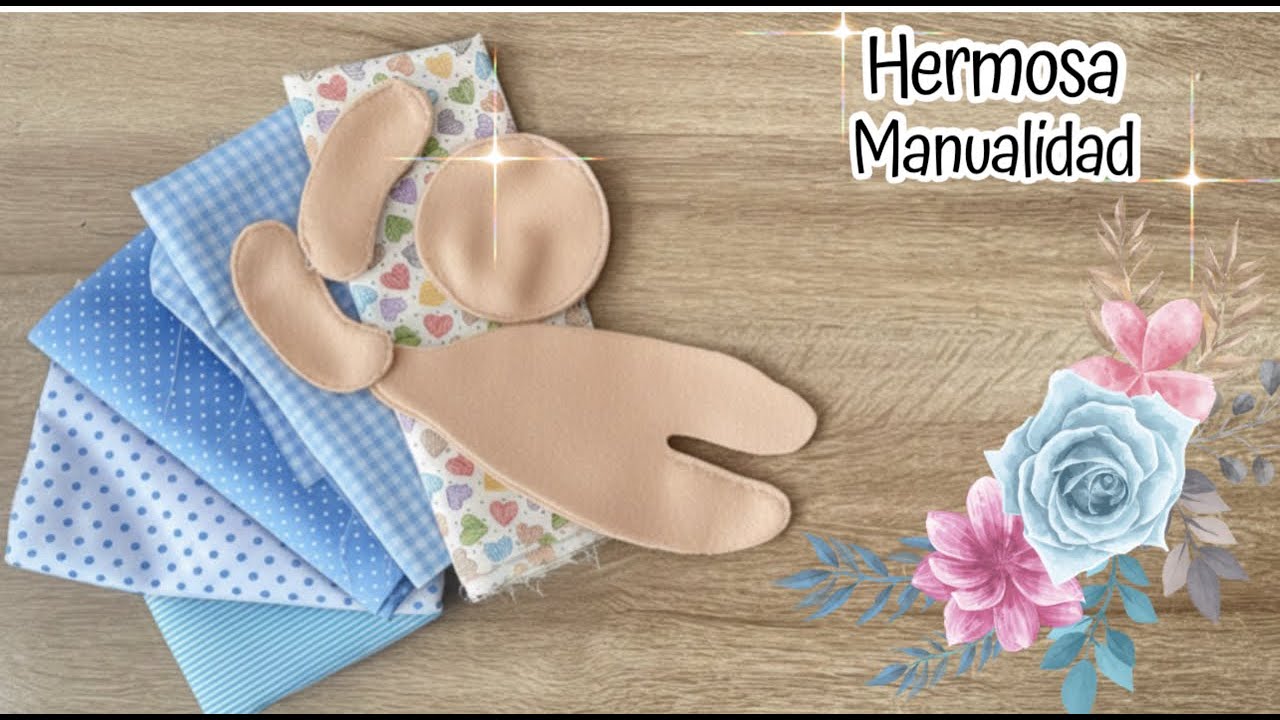 ✨ Hagamos esta Linda Manualidad f&aacute;cil y econ&oacute;mica / DIY mu&ntilde;eca de trapo 😍🥰