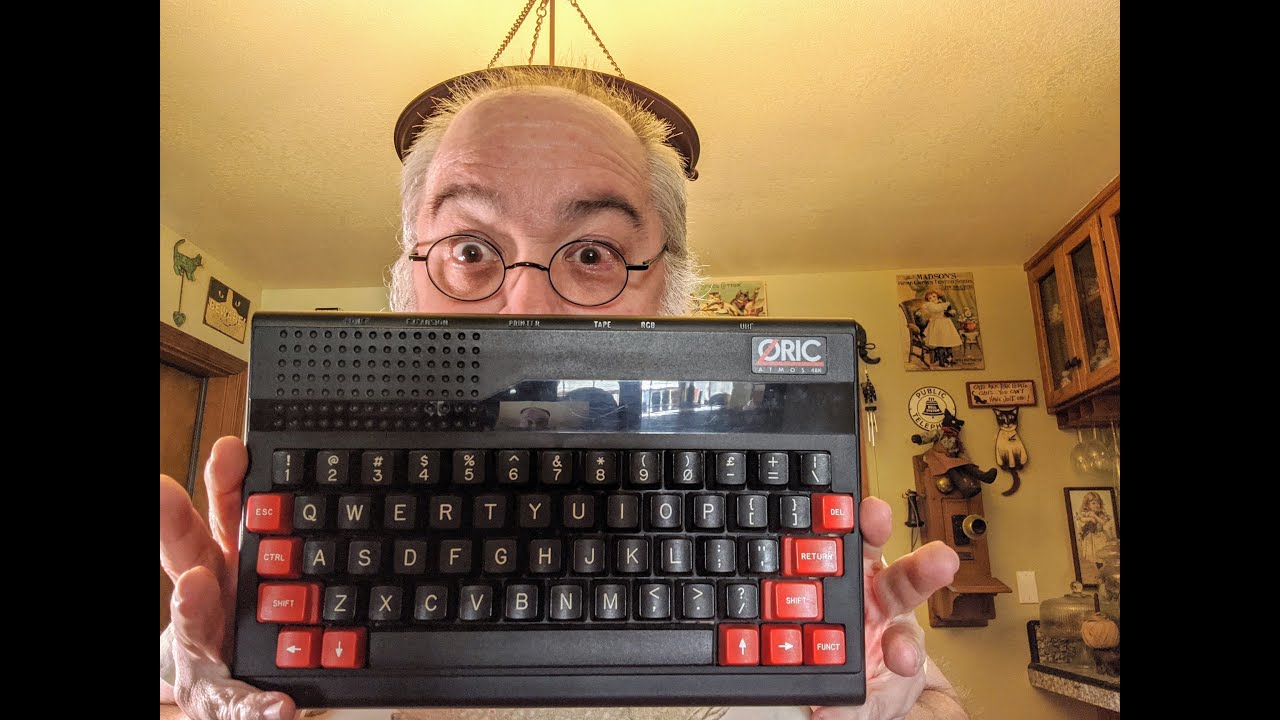 Oric Atmos Computer - Retro 8bit from 1980s - Oric 1 & Oric Atmos cool 6502 8 bit Computers