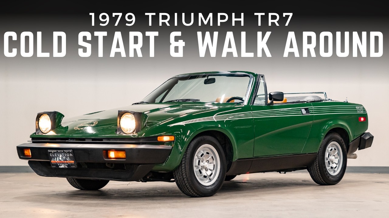 1979 Triumph TR7 Convertible Convertible 5-Speed | Cold Start and Walk Around