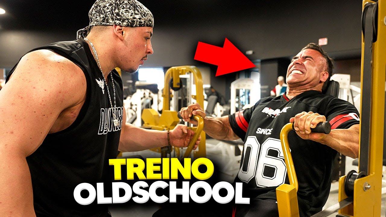 TREINO DE PEITO OLDSCHOOL NOS EUA!!