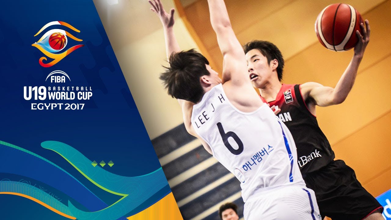 Korea v Japan - Full Game - CL 9-16 - FIBA U19 Basketball World Cup 2017
