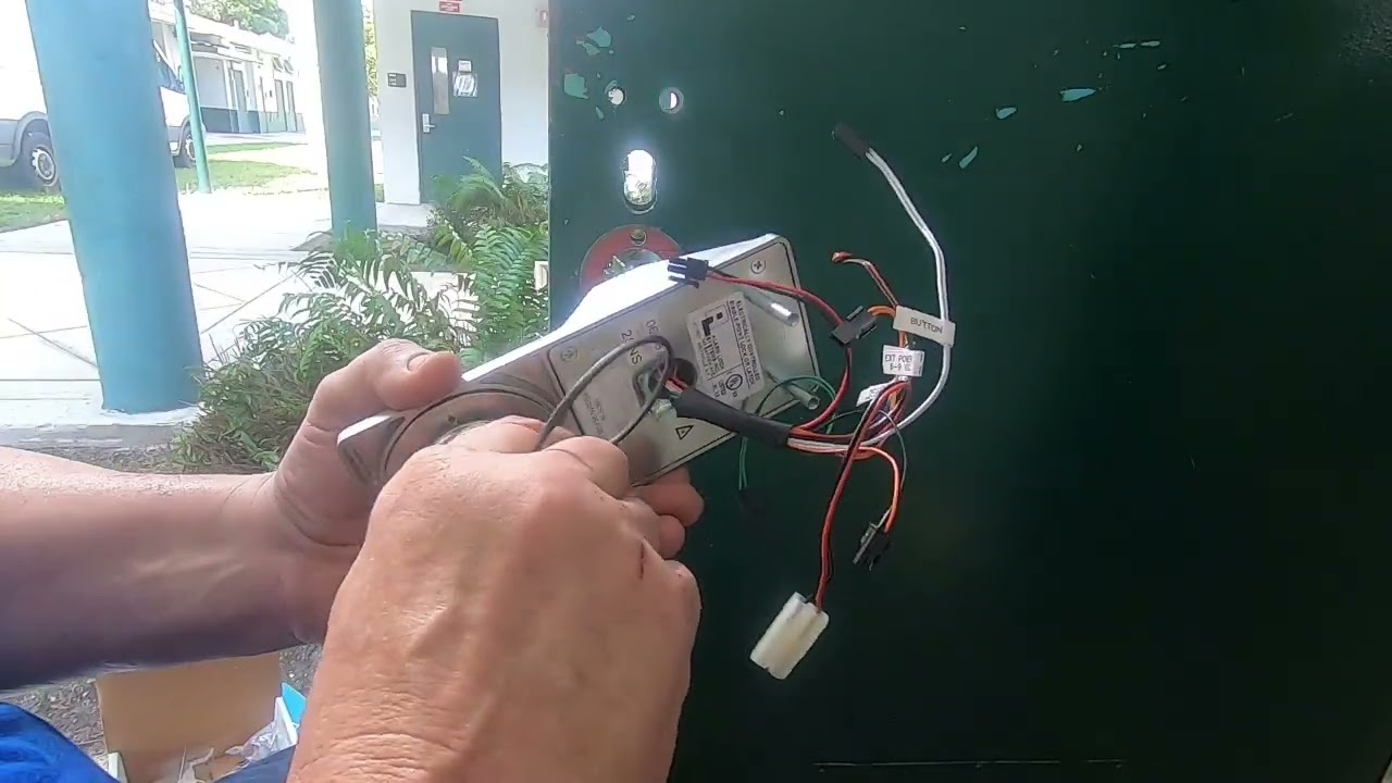 INSTALLED 2 DL4100 DIGITAL PRIVACY LOCKS ON STAFF RESTROOMS