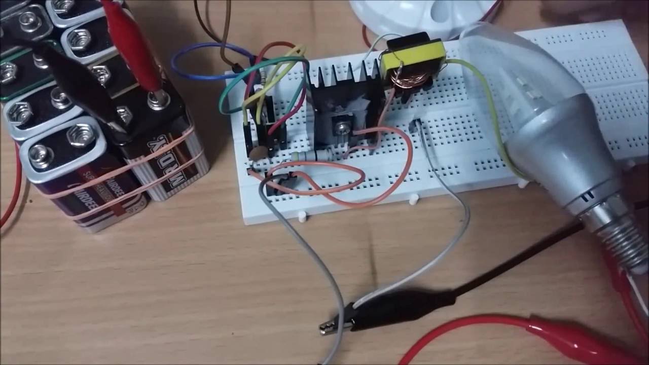 Easy Simple Step Up Voltage 9 v DC to 400 v ~ 1000 v AC