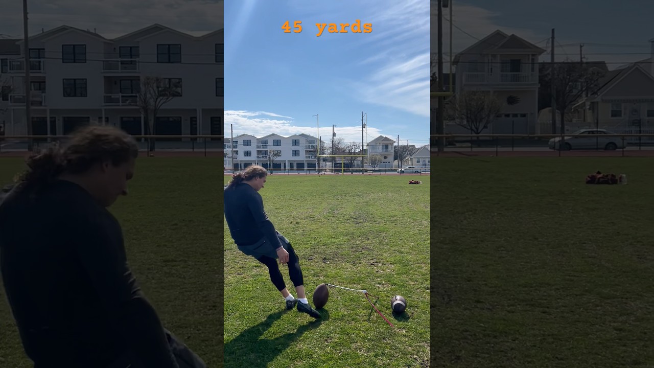Field goal: 45 yards #justintucker #fieldgoal #transferportal #hangtime #punter #ncaa #soccer #fg