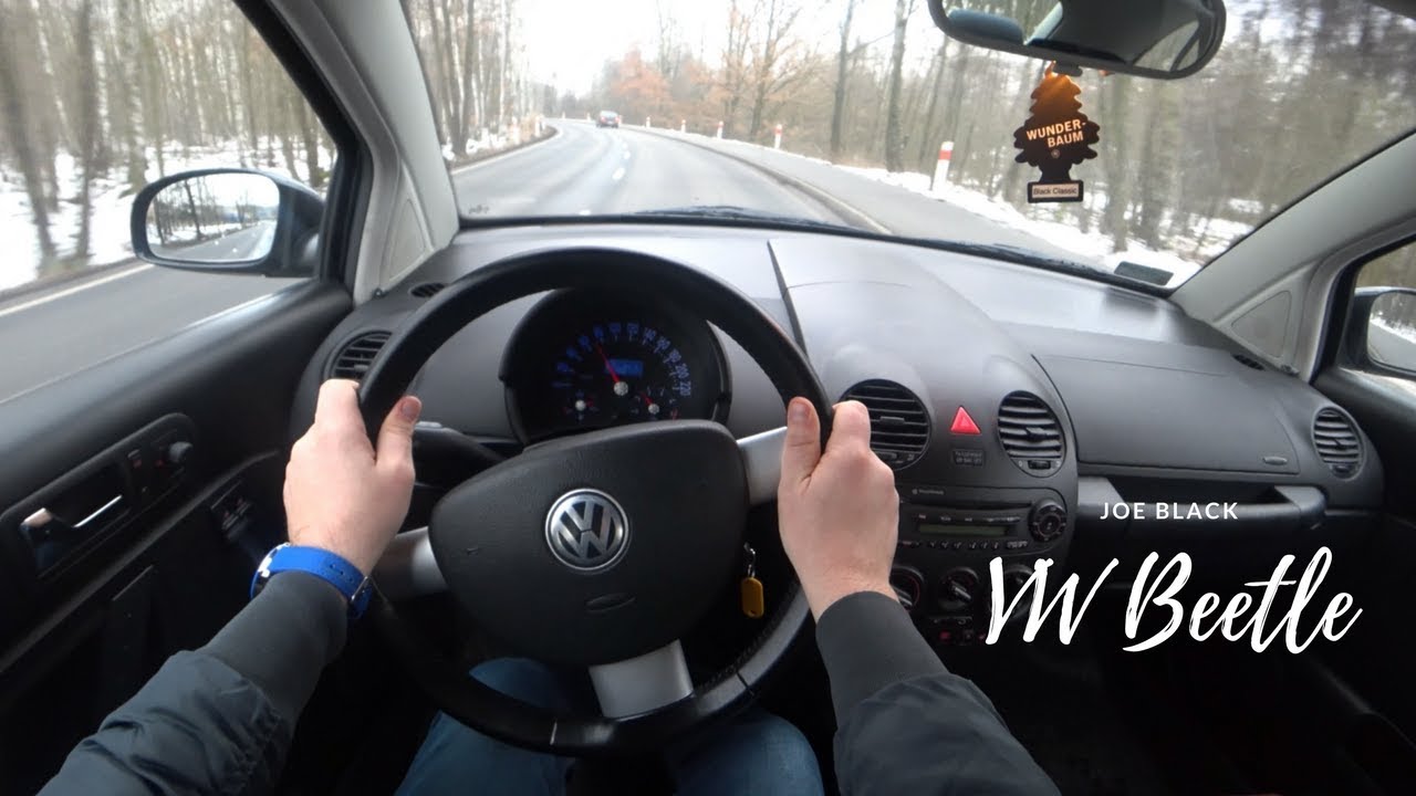 Volkswagen Beetle 2005 TDI 4K | POV Test Drive #041 Joe Black