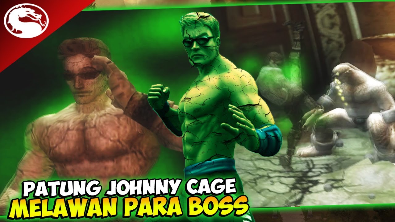 MALIN KUNDANG JOHNNY CAGE MELAWAN PARA BOSS - Mortal Kombat Shaolin Monks (HARD) PS2
