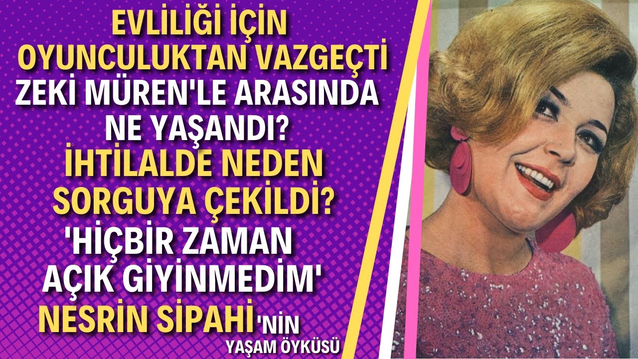 NESRİN SİPAHİ KİMDİR? Müziğin Efsane İsmi Nesrin Sipahi Aslında Kim?
