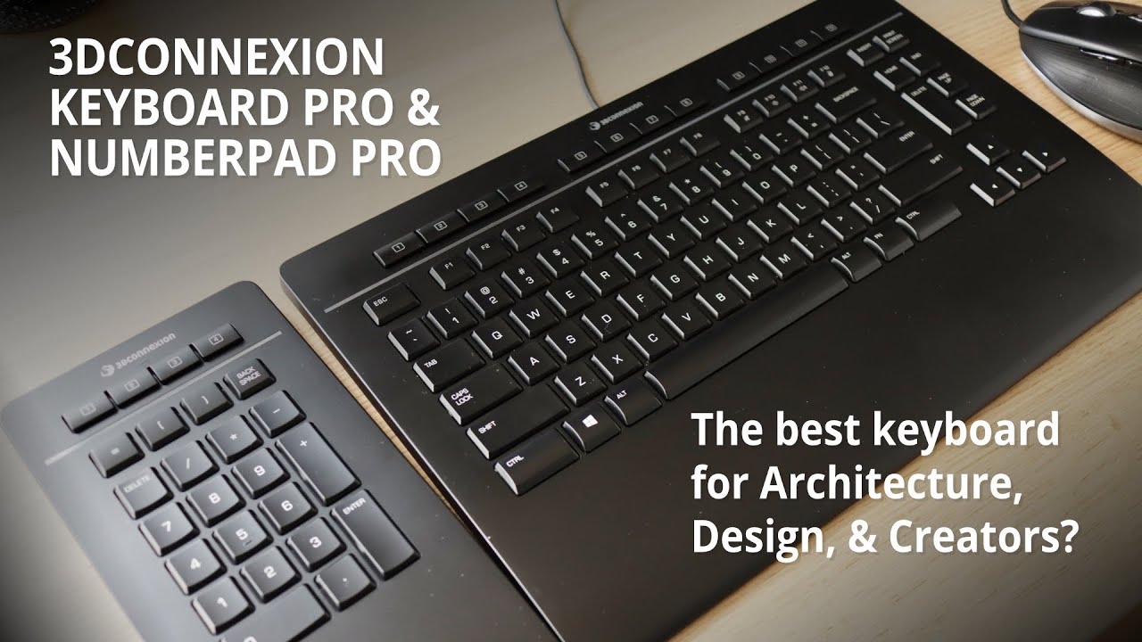 3dconnexion keyboard pro - proper keyboard for architects, creators, and designers