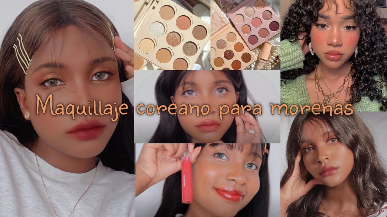 MAQUILLAJE COREANO PARA MORENAS 2023 | KOREAN MAKEUP