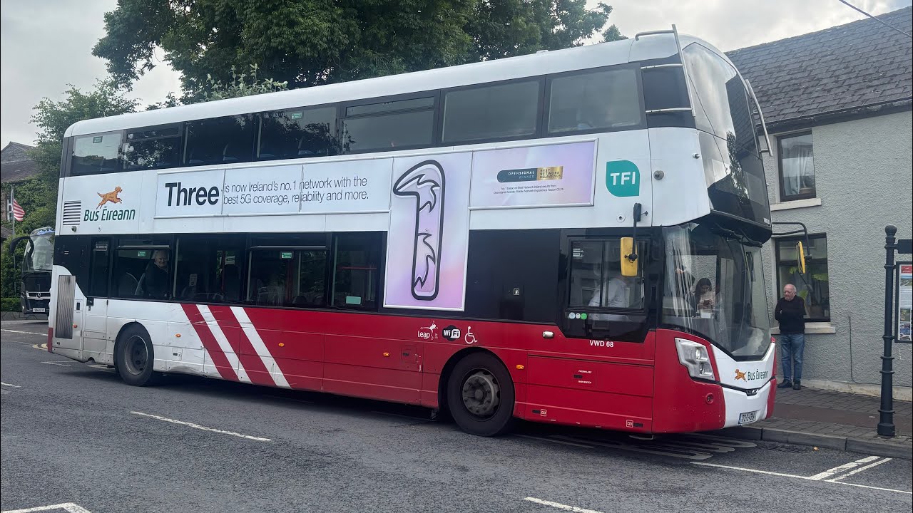 Bus Eireann VWD68 Volvo B5TL Route 215 Blackpool To Blarney