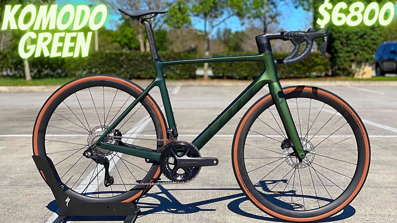 NEW!! 2022 SCOTT ADDICT RC 15 (KOMODO GREEN COLOR)