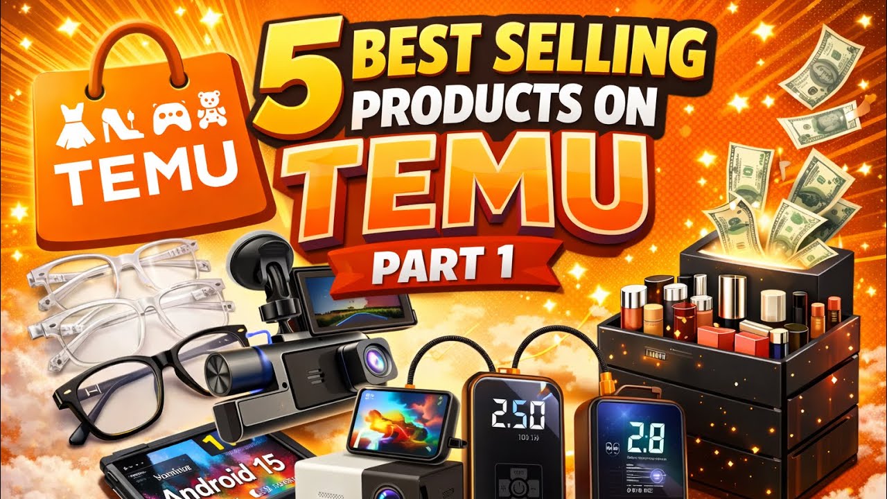 Top 5 Best-Selling Items on Temu - 5 منتوجات Best-Selling على #temu 