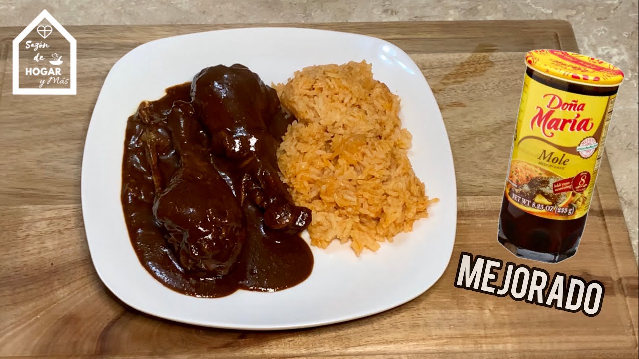 Cómo Mejorar el Mole de Vaso Doña Maria | How to Make Mole | Mole de Vaso con Sabor Casero