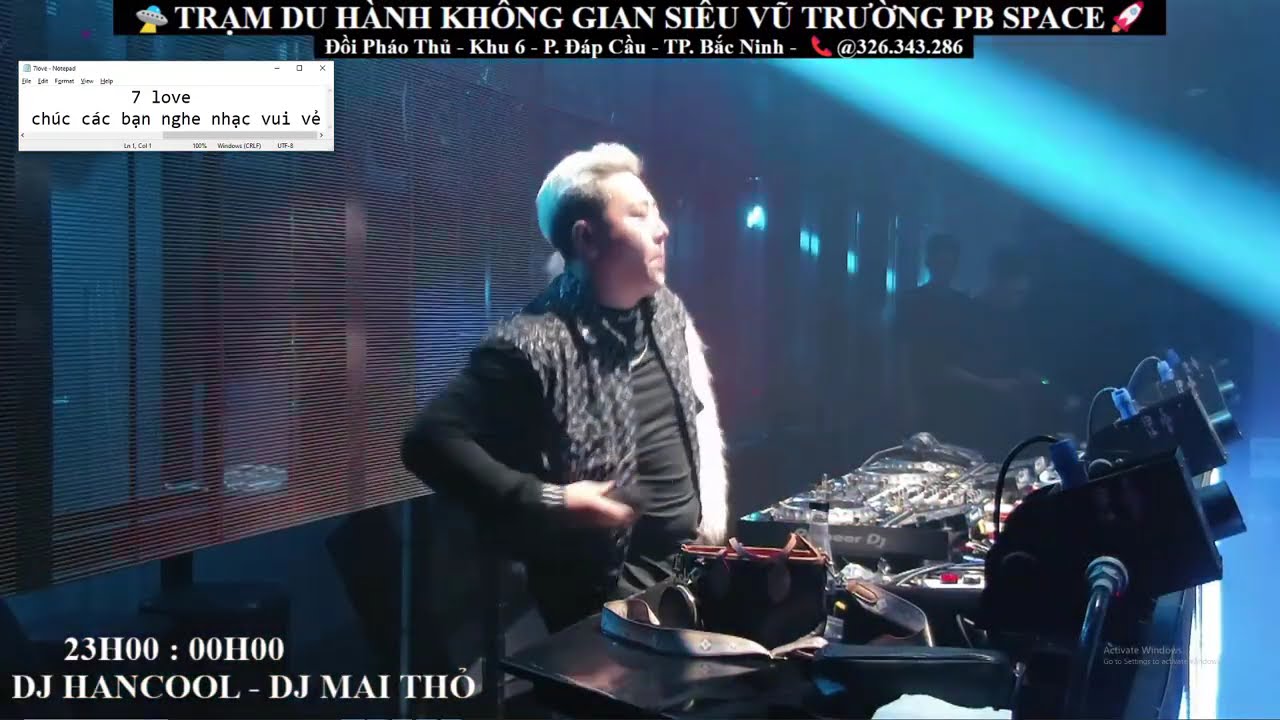 DJ HanCool ft DJ Mai Thỏ live tại PB Space Club BN 5-12-24