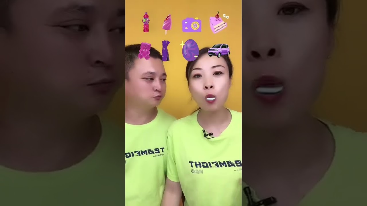 Couple Eating Emojis Challenge | 