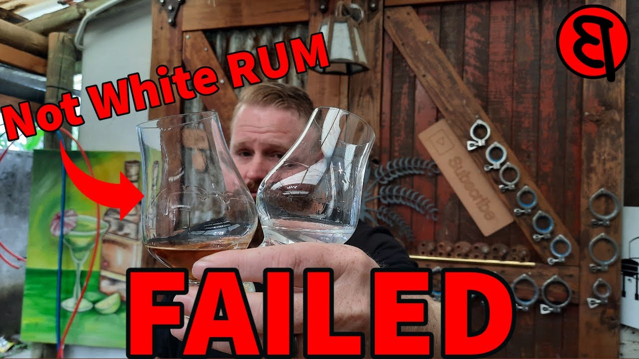 How not to make White RUM, Failed at making white RUM