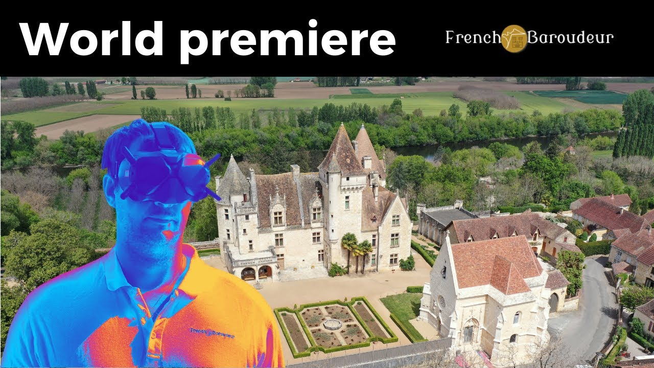 Milandes French Castle FPV 4K Cinematic - France - Dordogne