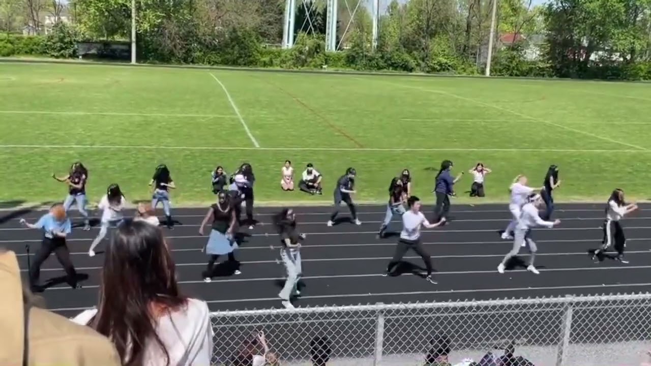 (Top View) FIESTA, BLESSED-CURSED, COÑO, ON - PHS Dance Club Spring Pep Rally 2022