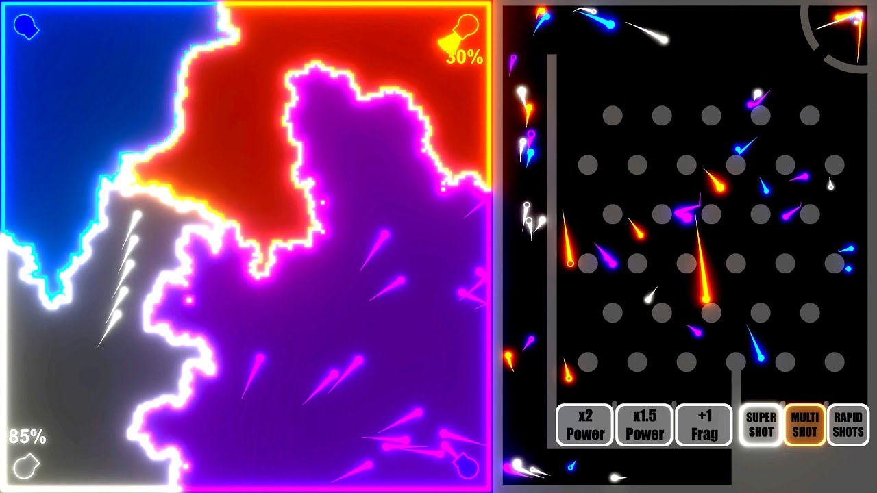 Marble Territory War: Neon Battle