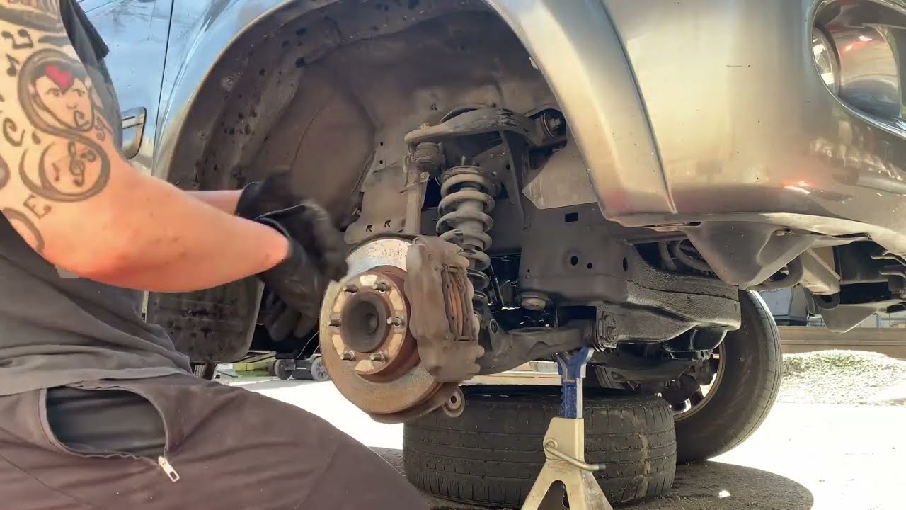 How I Use Hand Tools to Replace Lower Ball Joints and Front Struts ~ 2007 Toyota Sequoia