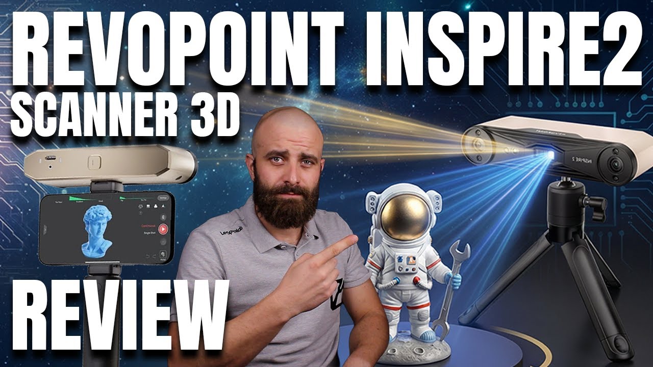 Revopoint INSPIRE 2 3D Scanner: Recensione Completa, Tutorial, prove, scansioni 3D
