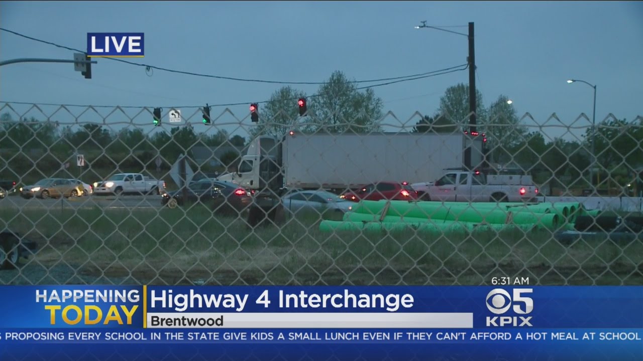 Construction Project To Bring Relief To Hwy. 4 Commuters In Brentwood