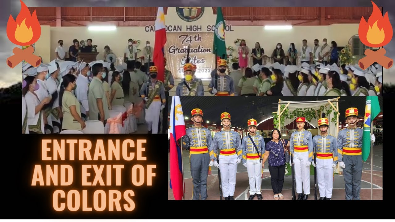 ENTRANCE AND EXIT OF COLORS