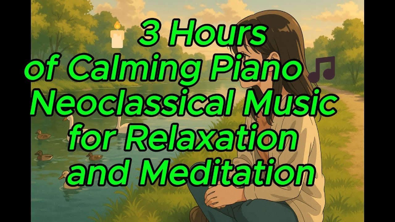 🕯️3 Hours of Calming Piano🎵 Neoclassical Music for Relaxation and Meditation