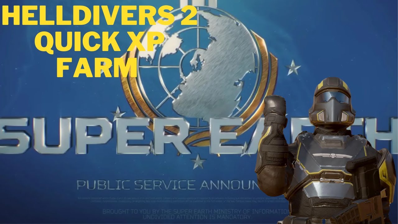 Helldivers 2 XP farm Quick leveling to 20