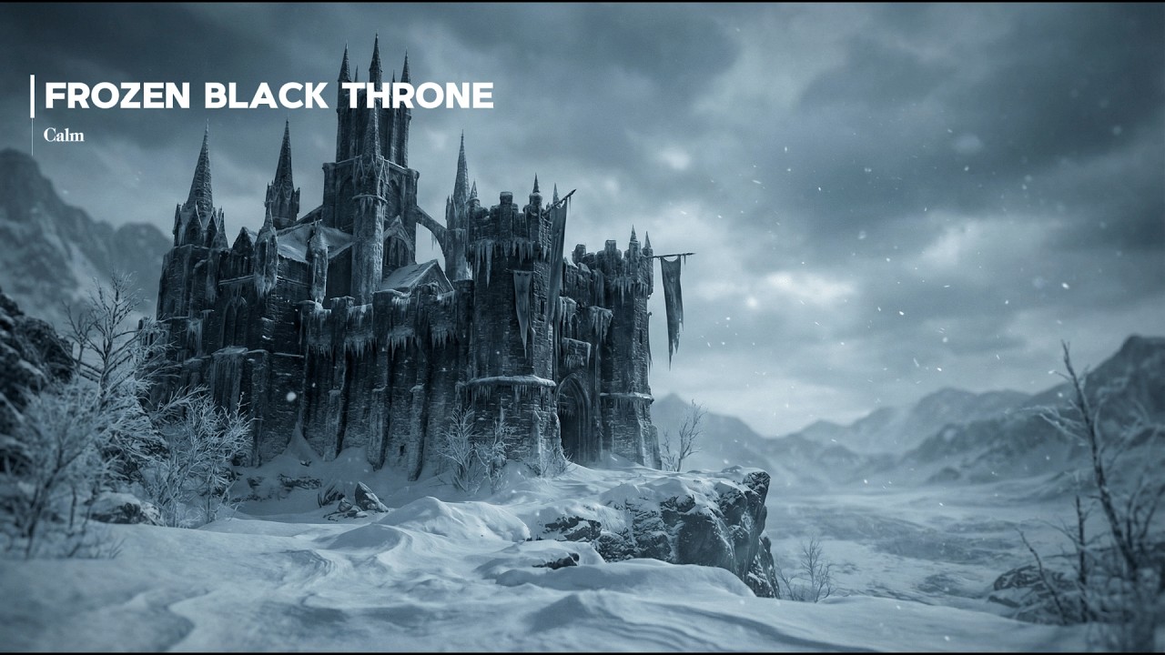 Calm - Dark Fantasy Background Music | Frozen Black Throne (No Copyright)