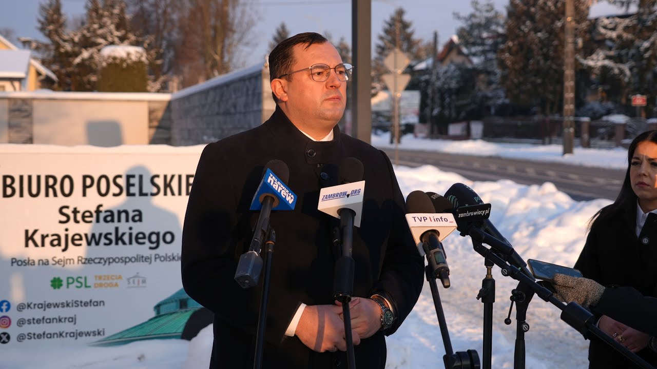Minister Stefan Krajewski odni&oacute;sł się do ataku na jego dom i rodzinę #zambrow