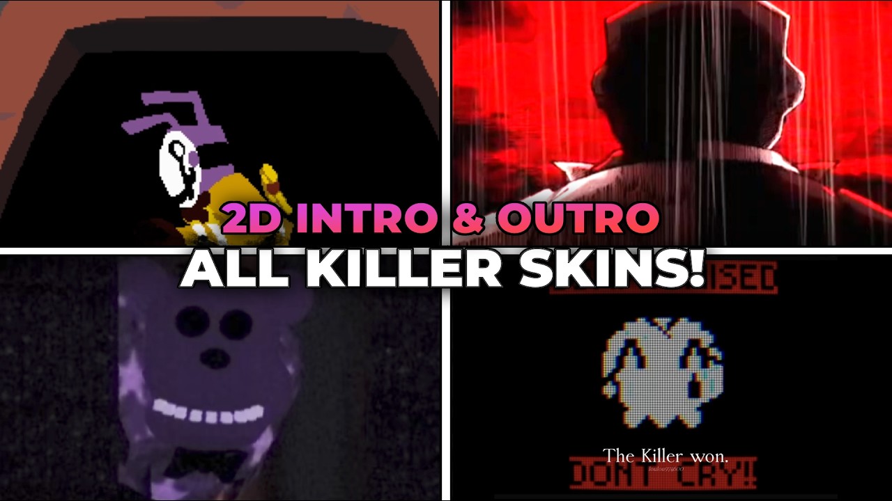 USING ALL AND NEW 2D KILLER SKIN IN FORSAKEN! (Newest Update)