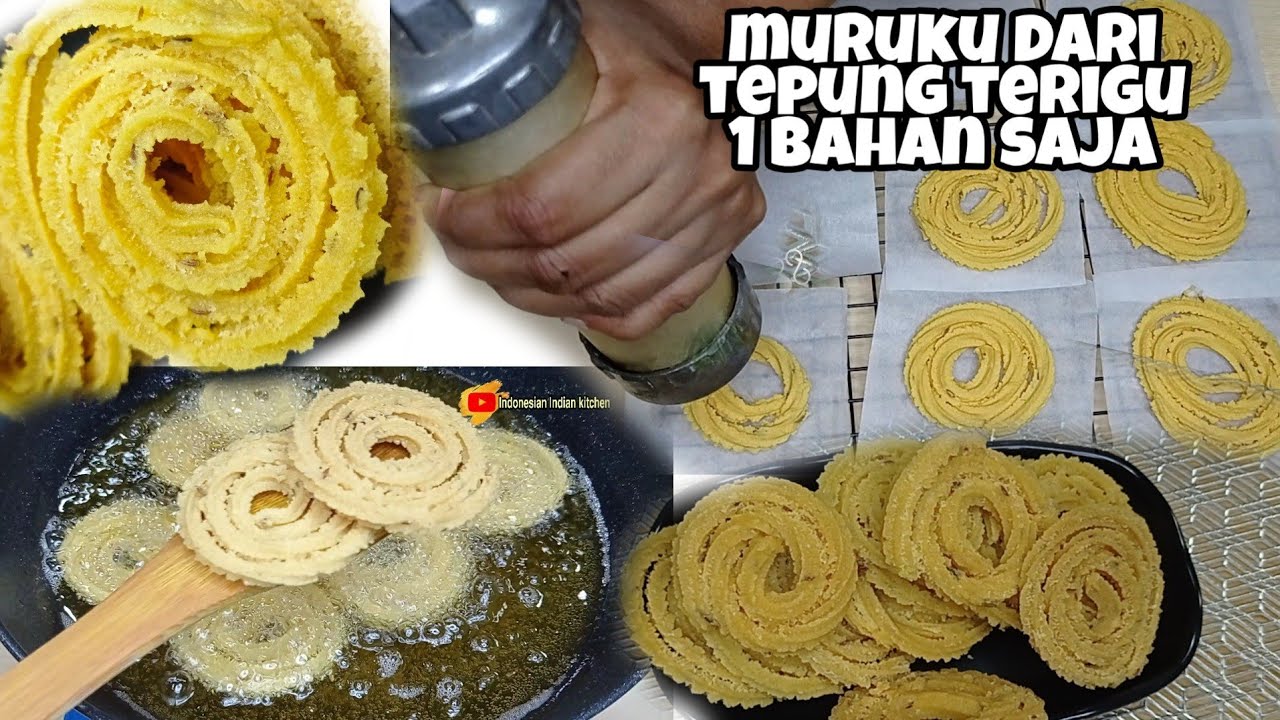 muruku dari tepung terigu|muruku khas India untuk ide jualan juga boleh
