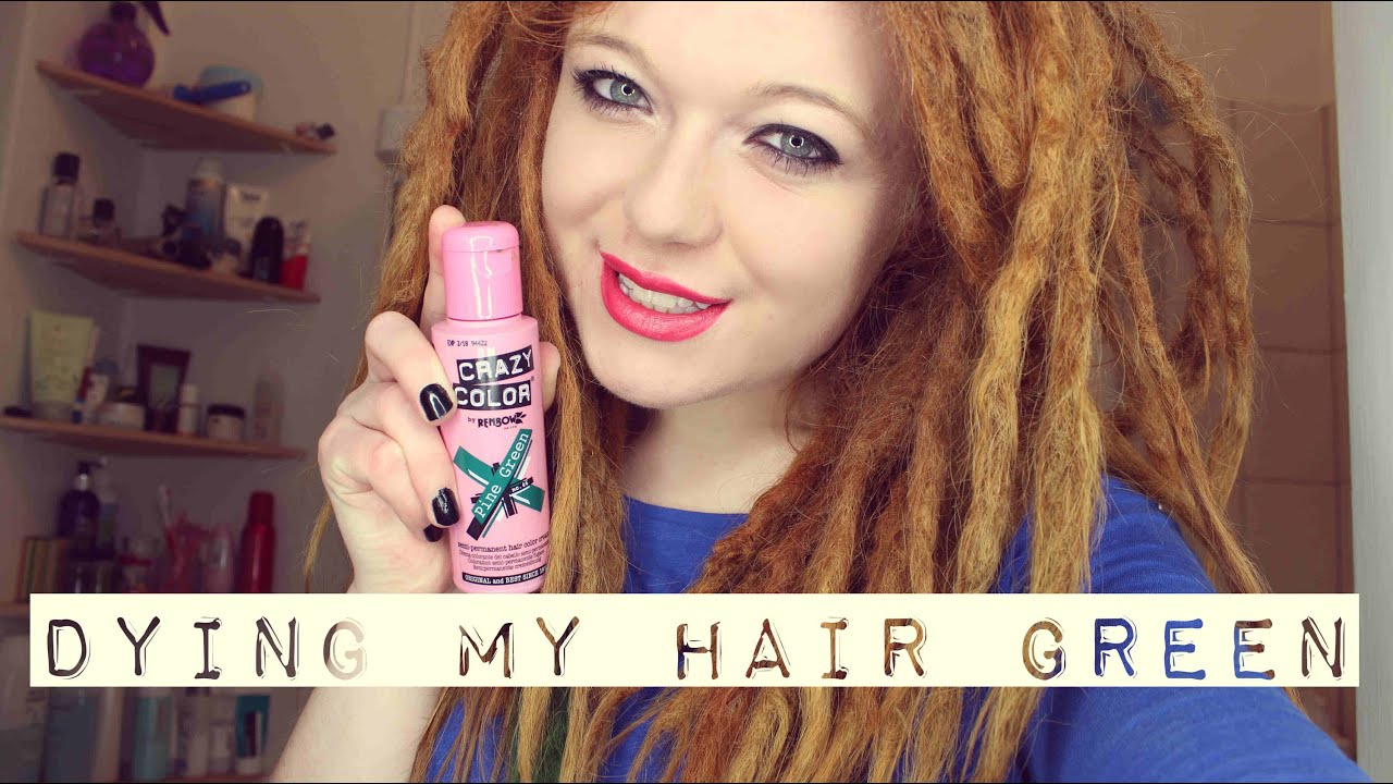 DYING MY DREADLOCKS GREEN