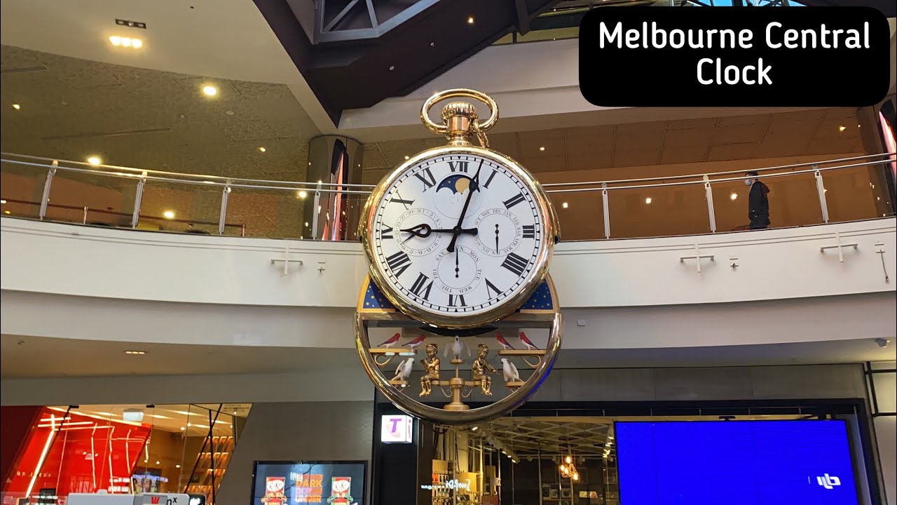 Melbourne Central Clock playing “Waltzing Matilda”
