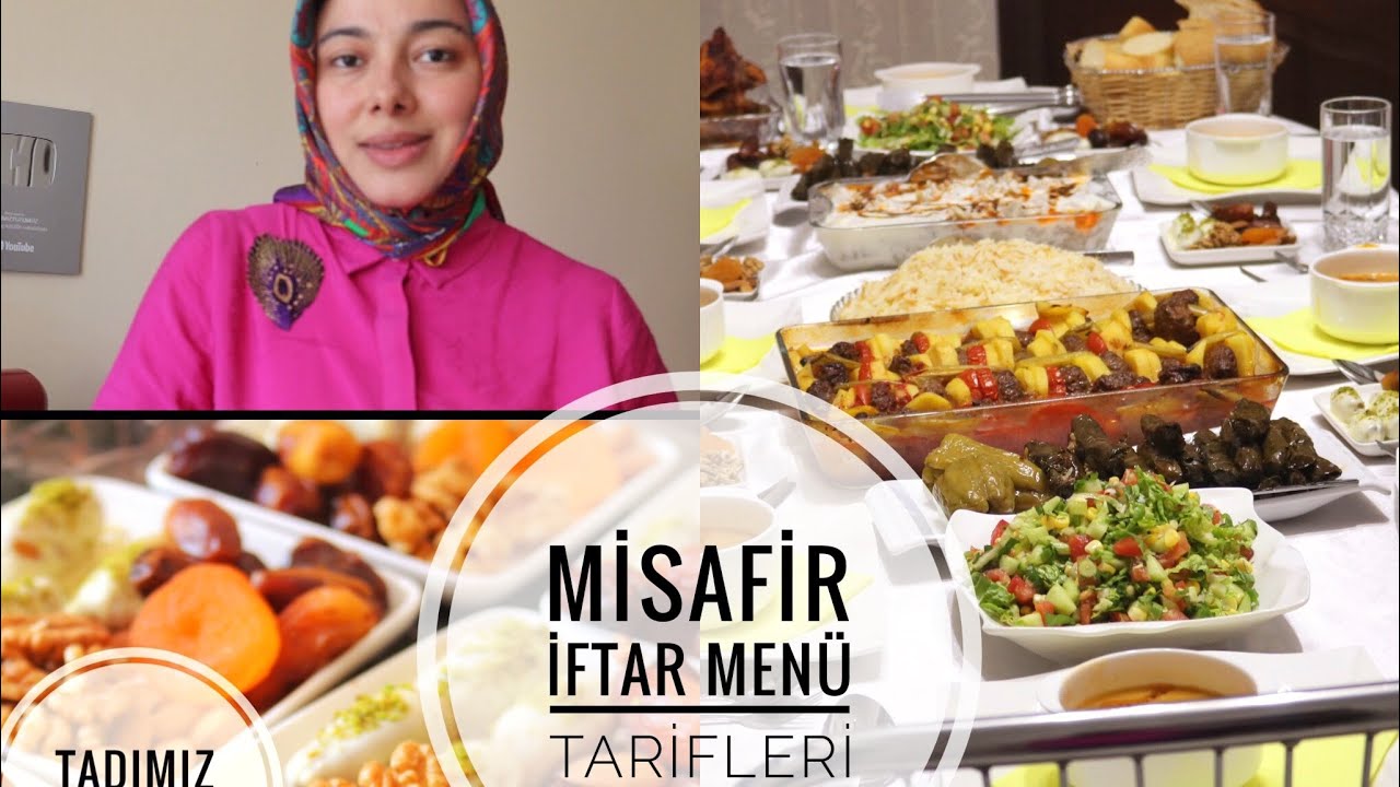 MİSAFİRLERİM İÇİN HAZIRLADIĞIM İFTAR MENÜM VE MASAM - TADIMIZTUZUMUZ