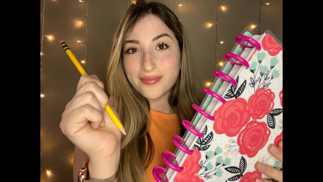 ASMR - DIBUJO ✍️ Tu Cara Para Mi Clase de Arte | Roleplay ✨