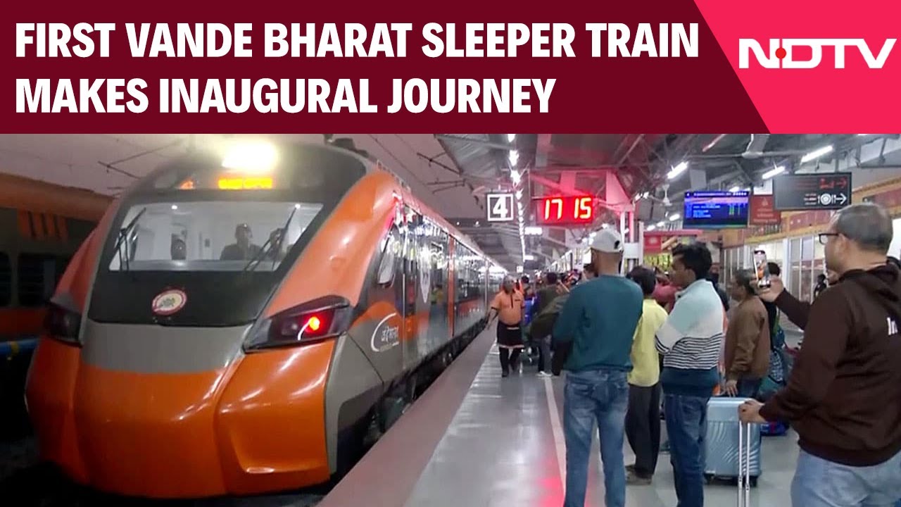 First Vande Bharat Sleeper Train Makes Inaugural Journey From Kamakhya to Howrah