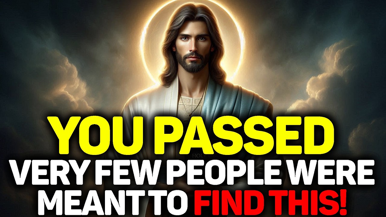 GOD SAYS: YOU CROSSED IT ONLY RARE SOULS GET THIS | God's Promises For You