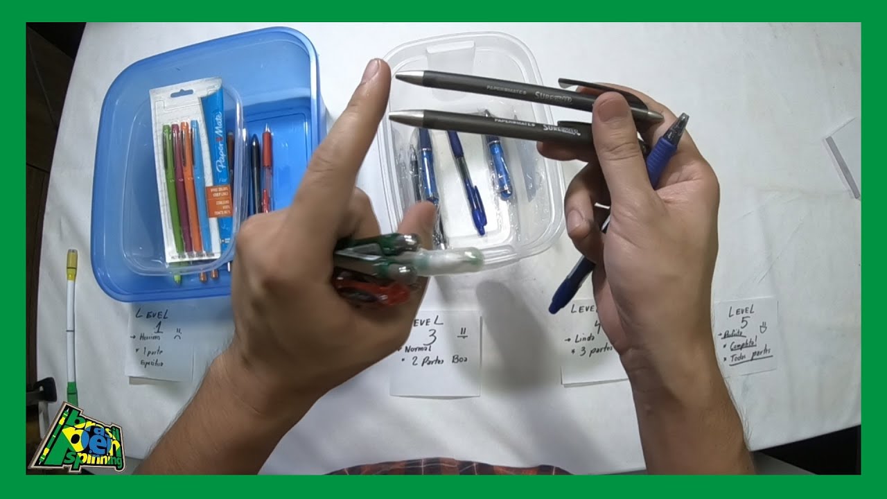 Como escolher canetas para montar seu Mod - Manobra Tornado - [Pen Spinning Aula 1 T2]