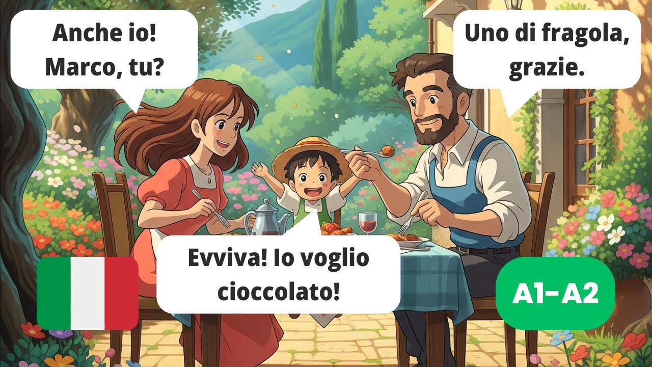 30 Minutes of Italian Family Chat 🇮🇹 Italian Conversation Practice for Beginners