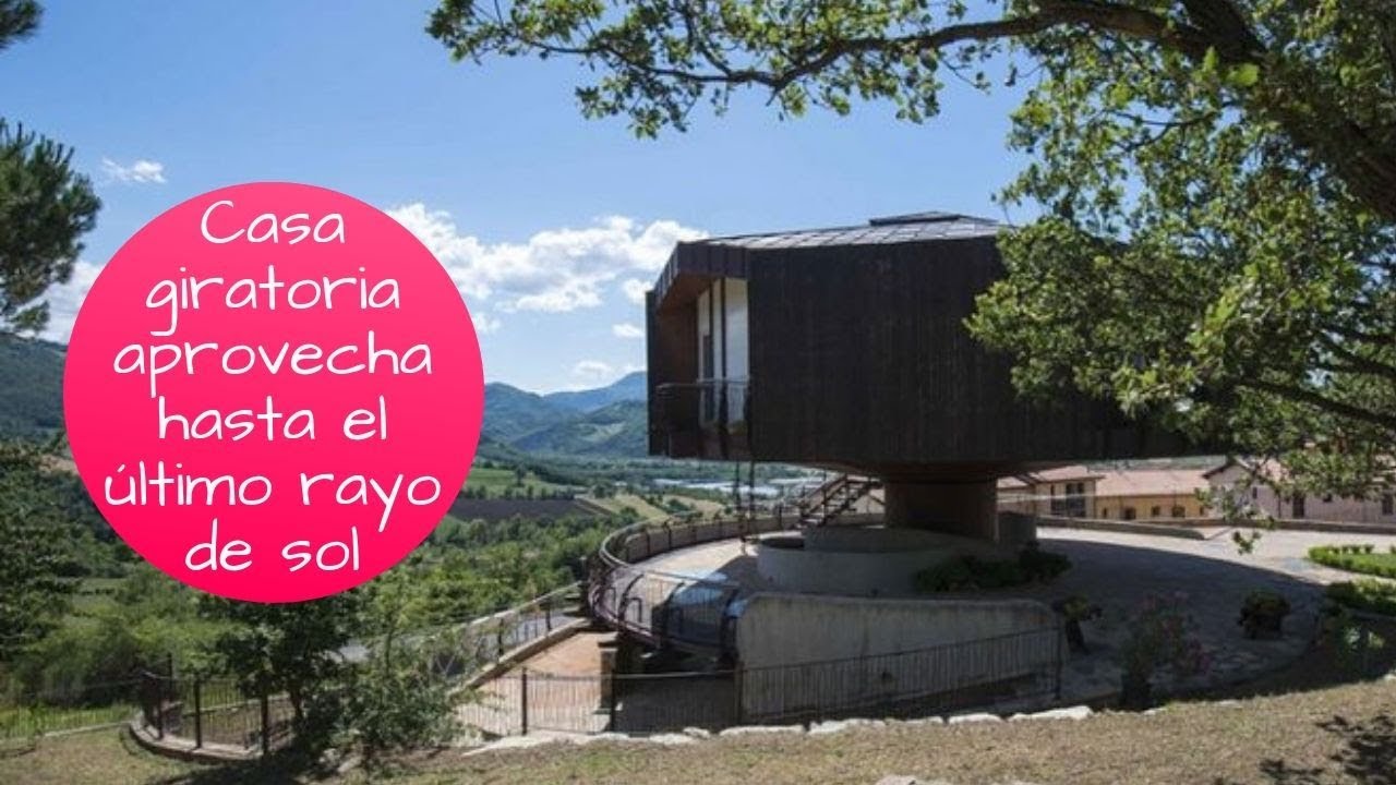 Casa giratoria aprovecha hasta el último rayo de sol
