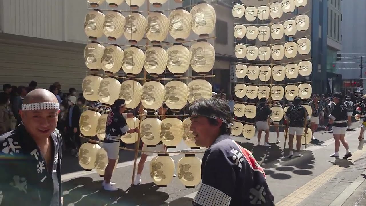 秋田竿燈演技